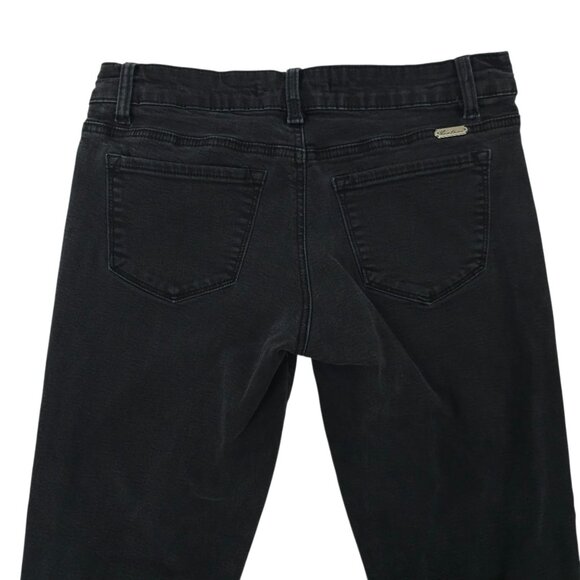 KanCan Ankle Zip Mid Rise Jeans Womens Size 27 Black Stretch Skinny Denim - Picture 11 of 15